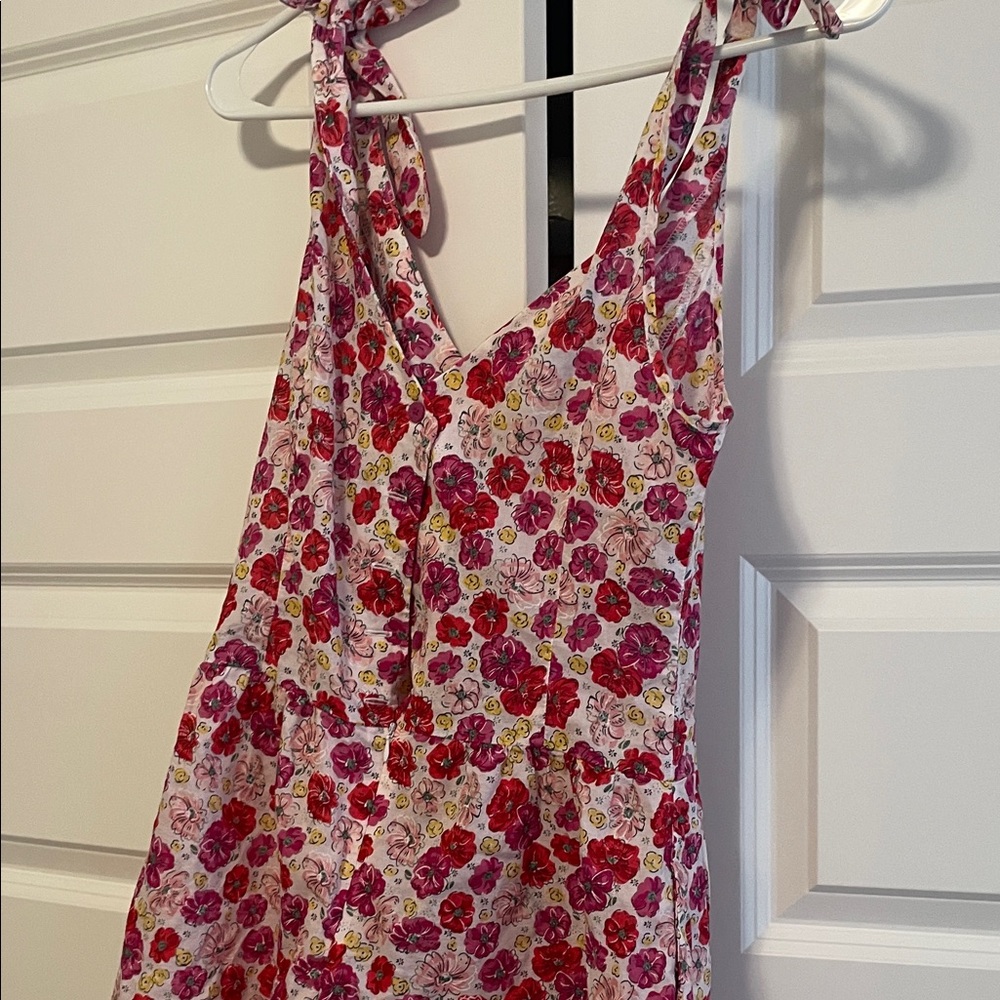 Floral Sleeveless Romper - Picture 2 of 5